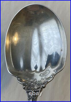 Antique Reed & Barton Sterling Francis I Pattern 9-1/2 Serving Spoon Old Mark