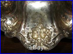Antique Reed & Barton Sterling Silver. 925 X569 Francis I Bowl Grape 1.4 Lbs