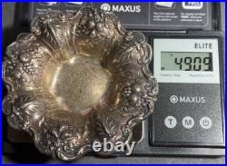 Antique Reed & Barton Sterling Silver Francis I Salt Cellar X569, 49.09 Grams