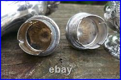 Antique Reed & Barton Sterling Silver Salt & Pepper Shakes In Francis I Pattern