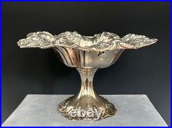 Antique Reed & Barton X568 Francis I Sterling Silver Repousse Compote 378 g