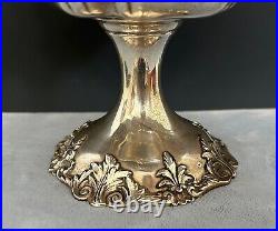 Antique Reed & Barton X568 Francis I Sterling Silver Repousse Compote 378 g