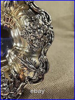 Antique Reed & Barton X568 Francis I Sterling Silver Repousse Compote 378 g