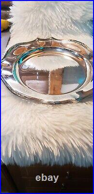 Antique ST Silver pre1940 Reed & Barton Formal Fancy Platter/bowl. Stampd 4080-14