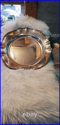 Antique ST Silver pre1940 Reed & Barton Formal Fancy Platter/bowl. Stampd 4080-14