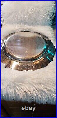 Antique ST Silver pre1940 Reed & Barton Formal Fancy Platter/bowl. Stampd 4080-14