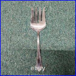 Antique Sterling Francis I Reed & Barton Large Pierced Serving Fork