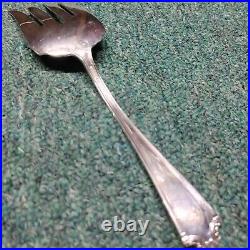 Antique Sterling Francis I Reed & Barton Large Pierced Serving Fork