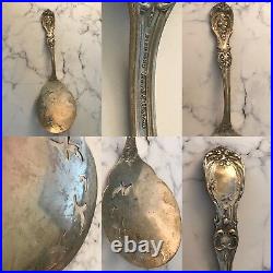 Antique Sterling Silver Francis I Reed Barton Tomato Serving Spoon 8.25'