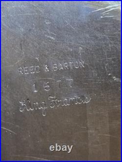 Antq Reed & Barton King Francis 1677 Silverplate 2 Serving Bowls Platters Or Lid Antq Reed & Barton King Francis 1677 Silverplate 2 Serving Bowls Platters Or Lid