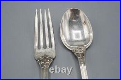 DAMAGED Reed & Barton Francis I 1 Sterling Silver Dinner Fork & Oval Soup Spoon
