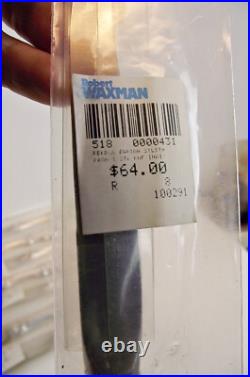 DEADSTOCK Reed & Barton Francis I Sterling Silver Steak Knives Beveled Edge 8 Pc