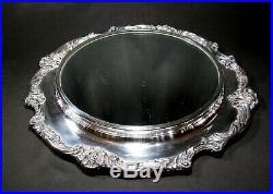 Elegant 14 Reed & Barton King Francis Silver Plate Mirror Plateau #1666 NICE