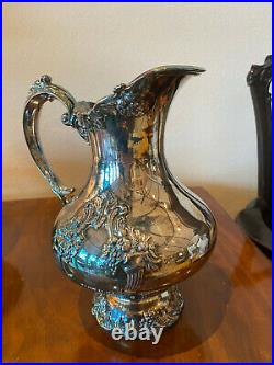 Estate Reed & Barton Silver Plate King Francis 1658 Water Pitcher