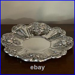 FABULOUS Sterling REED & BARTON FRANCIS I 11.5 Sandwich Serving Plate/Tray, 557g