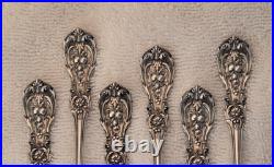 FRANCIS 1 REED & BARTON Sterling Silver set 6 SEAFOOD COCKTAIL FORKS Pat Date