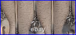 FRANCIS 1 REED & BARTON Sterling Silver set 6 SEAFOOD COCKTAIL FORKS Pat Date