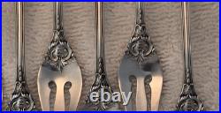 FRANCIS 1 REED & BARTON Sterling Silver set 6 SEAFOOD COCKTAIL FORKS Pat Date