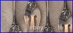 FRANCIS 1 REED & BARTON Sterling Silver set 6 SEAFOOD COCKTAIL FORKS Pat Date