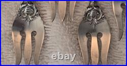 FRANCIS 1 REED & BARTON Sterling Silver set 6 SEAFOOD COCKTAIL FORKS Pat Date