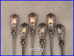 FRANCIS 1 REED & BARTON Sterling Silver set 6 SEAFOOD COCKTAIL FORKS Pat Date