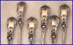 FRANCIS 1 REED & BARTON Sterling Silver set 6 SEAFOOD COCKTAIL FORKS Pat Date