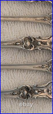 FRANCIS 1 REED & BARTON Sterling Silver set 6 SEAFOOD COCKTAIL FORKS Pat Date