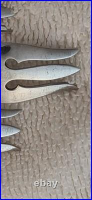 FRANCIS 1 REED & BARTON Sterling Silver set 6 SEAFOOD COCKTAIL FORKS Pat Date