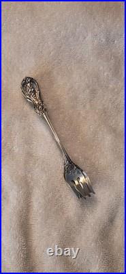 FRANCIS 1 REED & BARTON Sterling Silver set 6 SEAFOOD COCKTAIL FORKS Pat Date