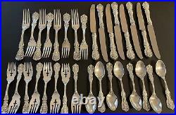 FRANCIS 1 Reed & Barton Sterling Silver Flatware Service For 8 Set 32 Pieces Old