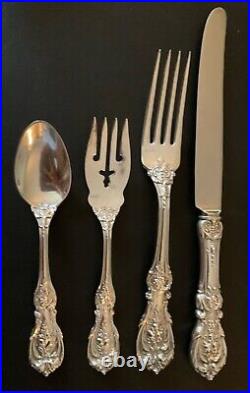 FRANCIS 1 Reed & Barton Sterling Silver Flatware Service For 8 Set 32 Pieces Old