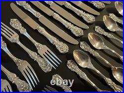 FRANCIS 1 Reed & Barton Sterling Silver Flatware Service For 8 Set 32 Pieces Old