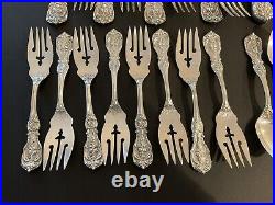 FRANCIS 1 Reed & Barton Sterling Silver Flatware Service For 8 Set 32 Pieces Old