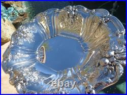 FRANCIS 1 STERLING SILVER REED BARTON 1954 FOOTED DISH BOWL X-LARGE X568F 960Gr