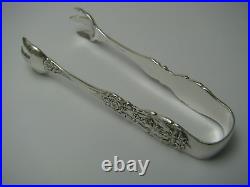 FRANCIS I REED & BARTON STERLING SILVER TONGS SUGAR TONGS c1907 Old Marks NoMono