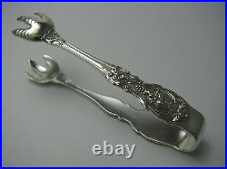 FRANCIS I REED & BARTON STERLING SILVER TONGS SUGAR TONGS c1907 Old Marks NoMono