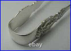 FRANCIS I REED & BARTON STERLING SILVER TONGS SUGAR TONGS c1907 Old Marks NoMono