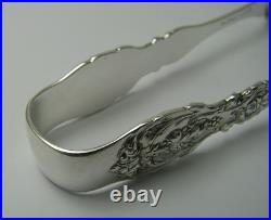 FRANCIS I REED & BARTON STERLING SILVER TONGS SUGAR TONGS c1907 Old Marks NoMono