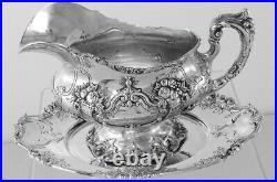 FRANCIS I by Reed & Barton Sterling Silver GRAVY BOAT With MATCHING UNDERPLATE, NM