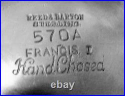 FRANCIS I by Reed & Barton Sterling Silver Hand Chased GRAVY BOAT and UNDERPLATE