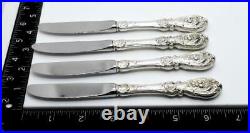 Four (4) FRANCIS I by REED & BARTON Sterling Hollow Handle Butter-Knife Spreader
