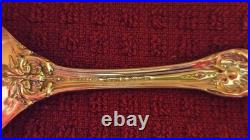 Francis 1 2-Cream Soup Spoons Solid Sterling Reed Barton Sterling