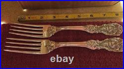 Francis 1 2-Dinner Forks Solid Sterling Reed Barton Sterling