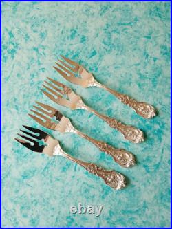 Francis 1 By Reed & Barton. Set Of Four Sterling Salad Forks 6 1/8'' 160g