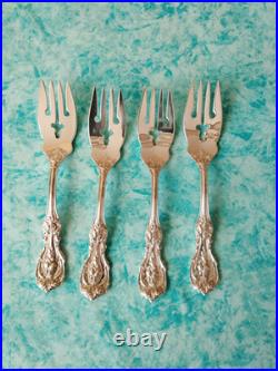 Francis 1 By Reed & Barton. Set Of Four Sterling Salad Forks 6 1/8'' 160g