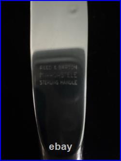 Francis 1 Reed & Barton 8 HH Butter Spreaders Pristine Estate Look Never Used
