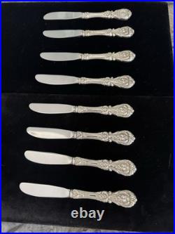 Francis 1 Reed & Barton 8 HH Butter Spreaders Pristine Estate Look Never Used
