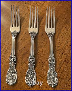 Francis 1 Reed & Barton Luncheon Fork Solid Sterling stamped 1907 H