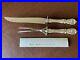 Francis 1 Reed & Barton Sterling 2 Piece Very Large Roast Carving Set No Mono