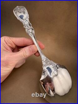 Francis 1 Reed & Barton Sterling Berry or Salad Serving Spoon 4.88 t. Oz 9-3/8